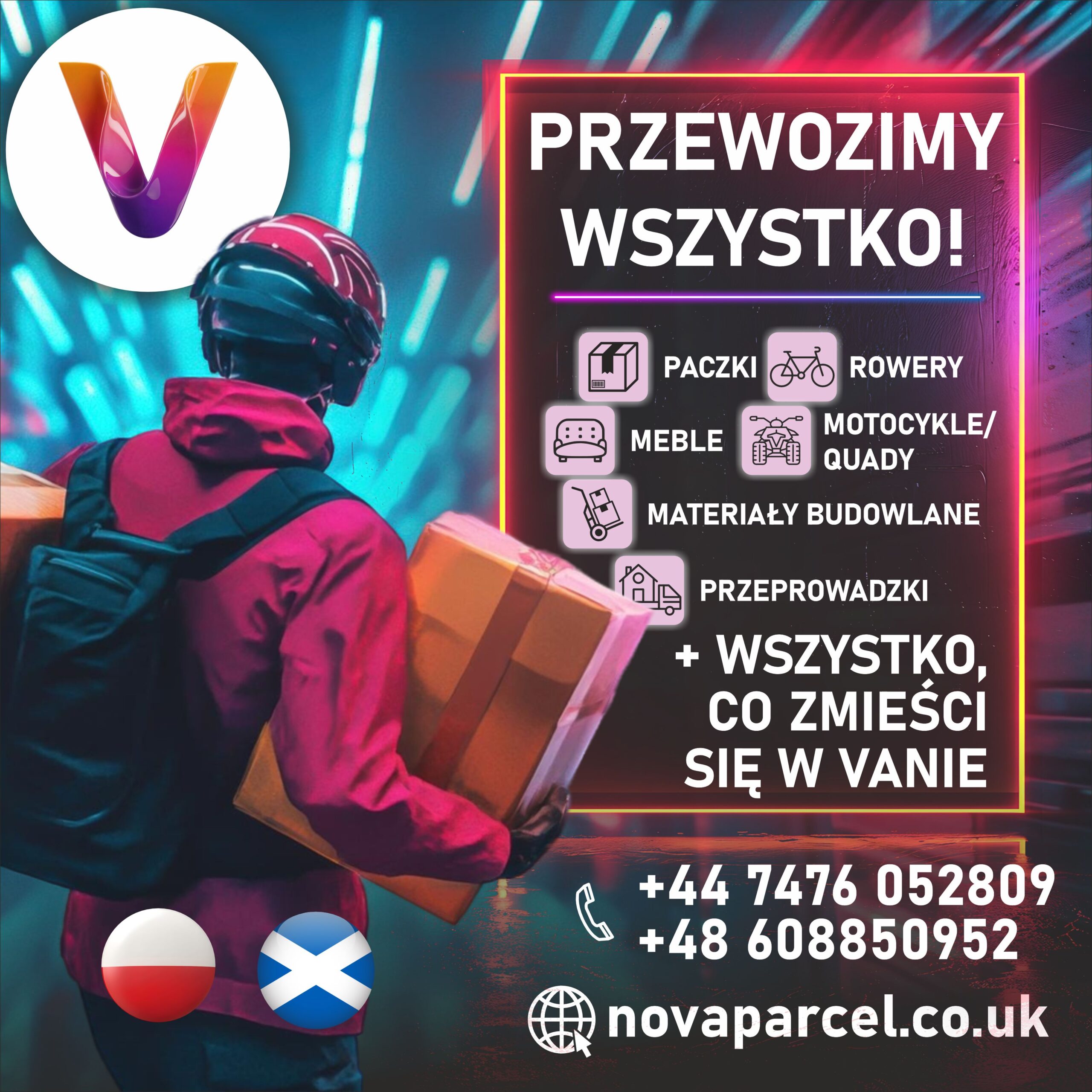 paczki szkocja polska